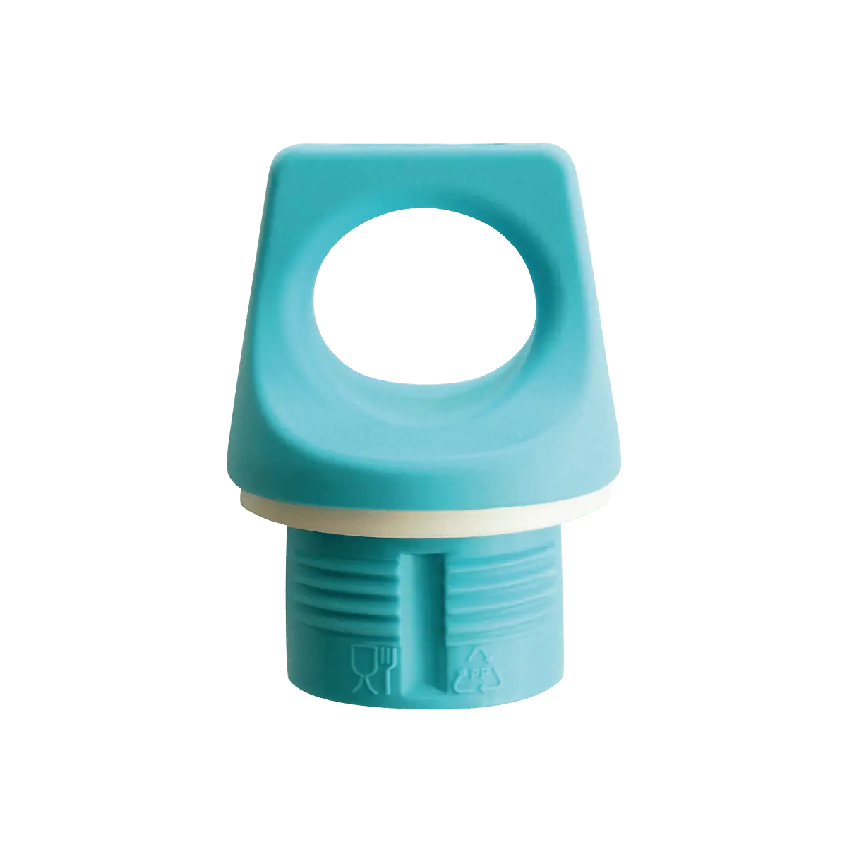 Tapón Futura azul para botellas de aluminio
