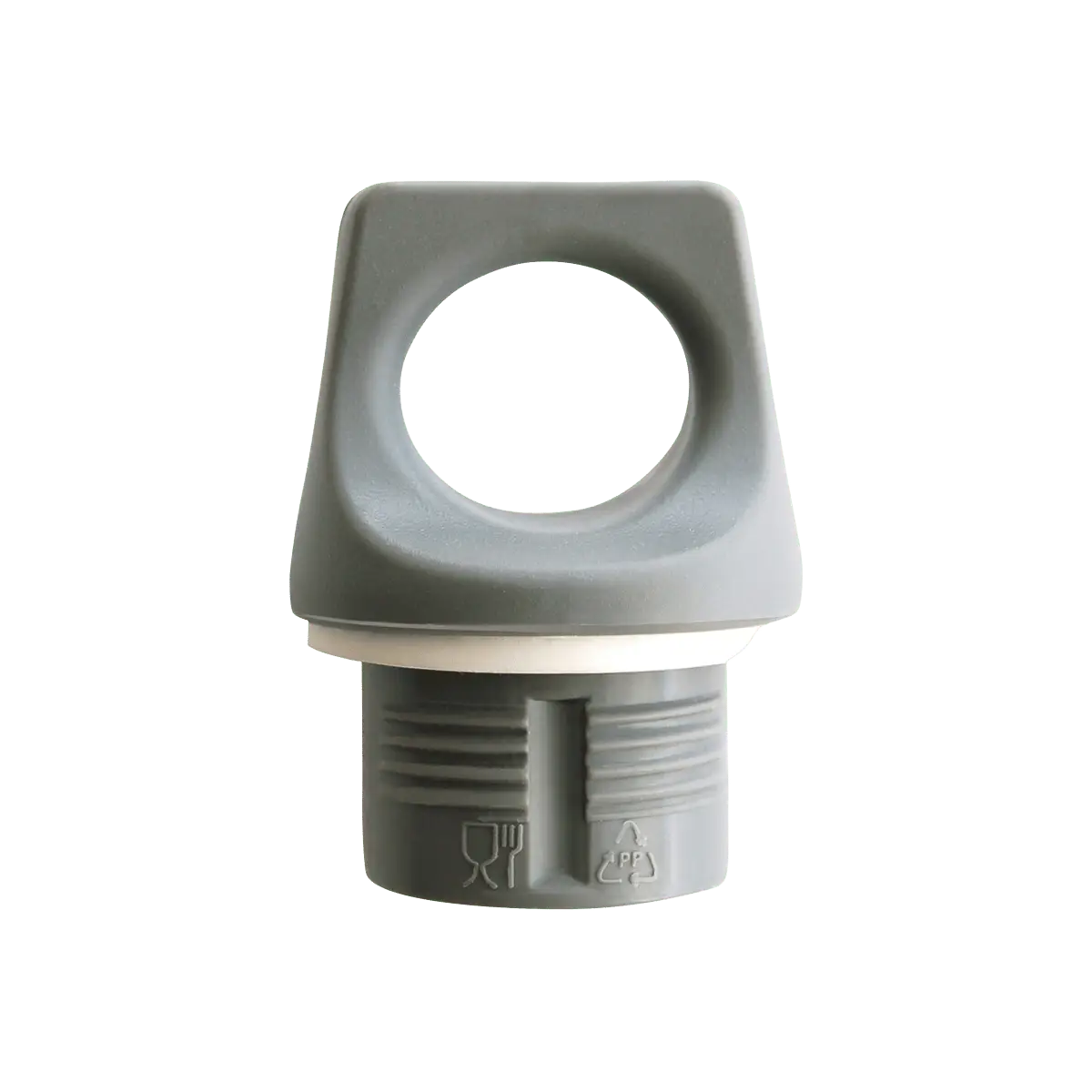Tapón Futura gris para botellas de aluminio