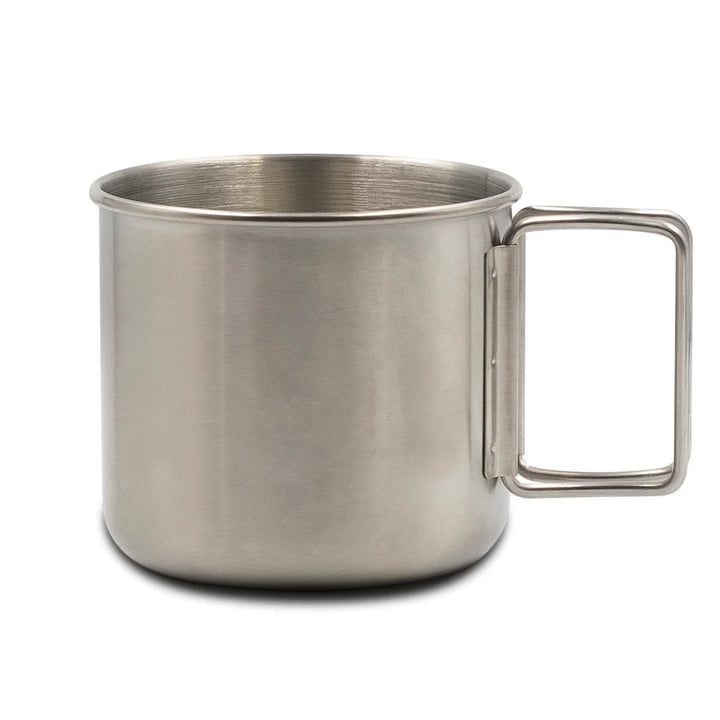 Taza de 400 mililitros de acero con asas plegables LAKEN