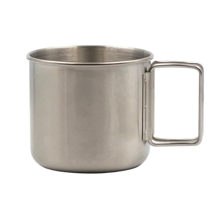 Taza de Acero Inoxidable con Asas Plegables 0,4L
