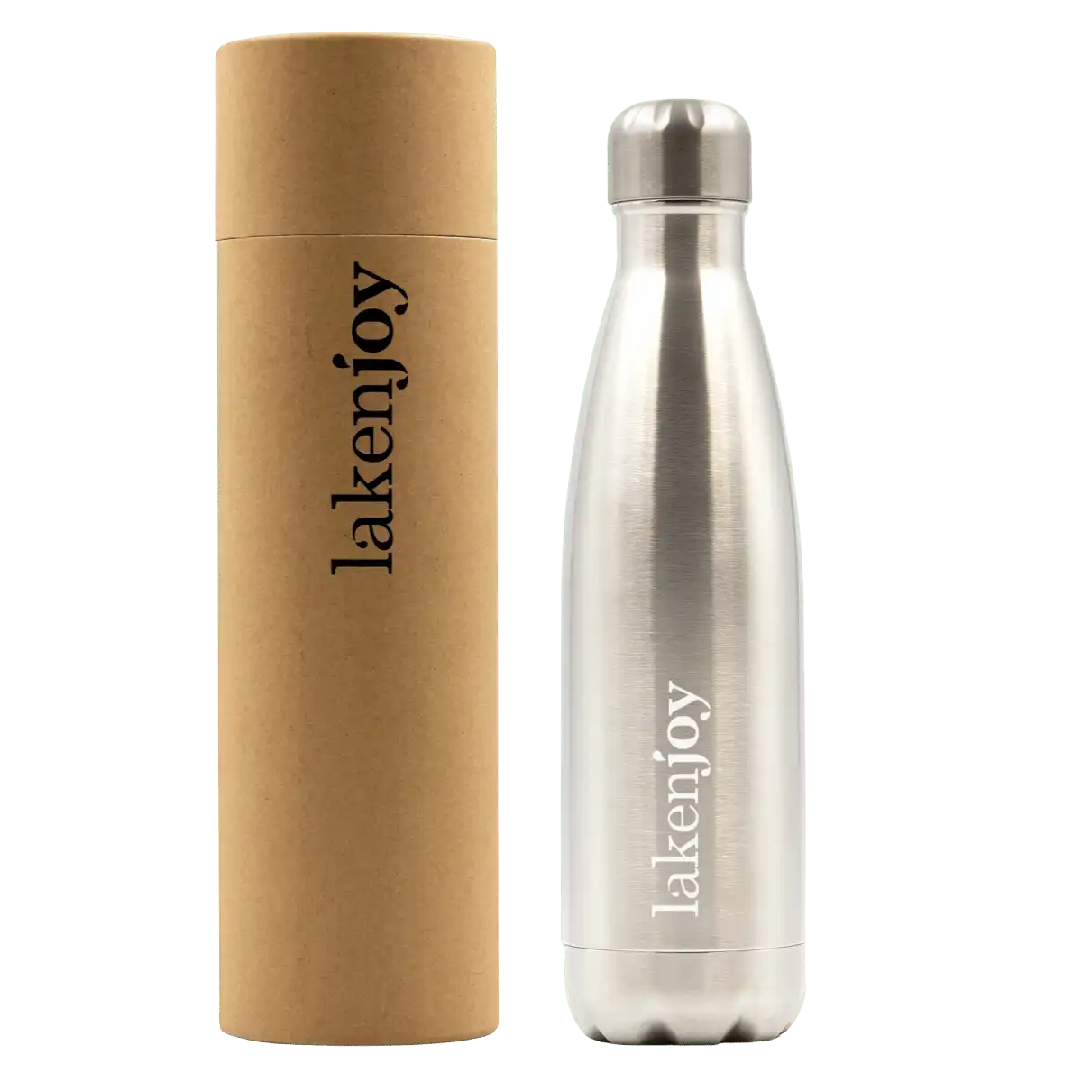 Botella térmica Lakenjoy plateada
