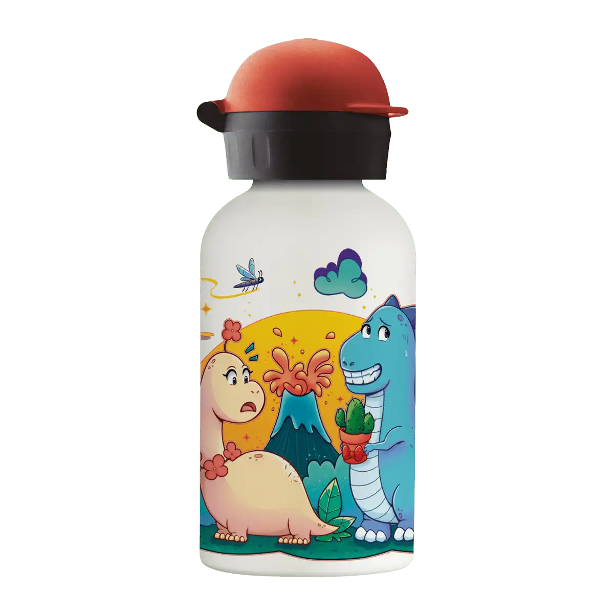 LAKEN Basic Steel Bambú - Botella de Agua 0.35L en Acero Inoxidable con Asa. Blanco LAKEN Basic Steel Bambú - Botella de Agua 0.35L en Acero Inoxidable con Asa. Blanco