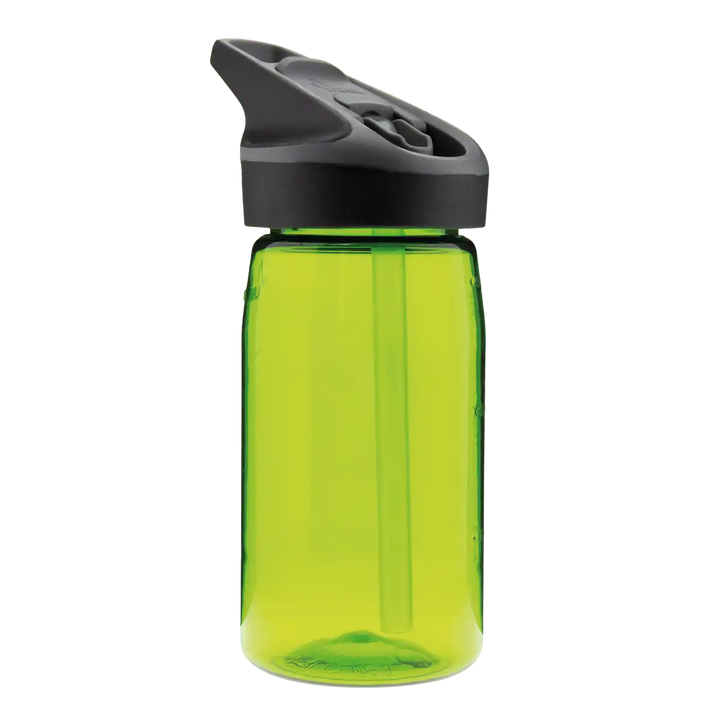 Botella de Tritan verde con tapón JANNU de 0,45 litros
