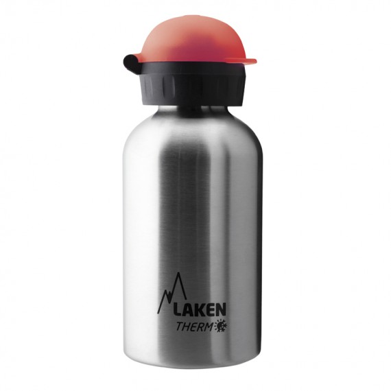 STAINLESS STEEL THERMO BOTTLE 0.35L HIT CAP WITH PEKEMONSTERS NEOPRENE COVER 