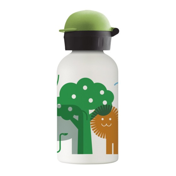 JUNGLE STAINLESS STEEL THERMO BOTTLE FOR KIDS 0,35L WITH HIT CAP