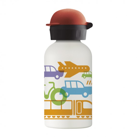 TRAFIC STAINLESS STEEL THERMO BOTTLE FOR KIDS 0,35L WITH HIT CAP