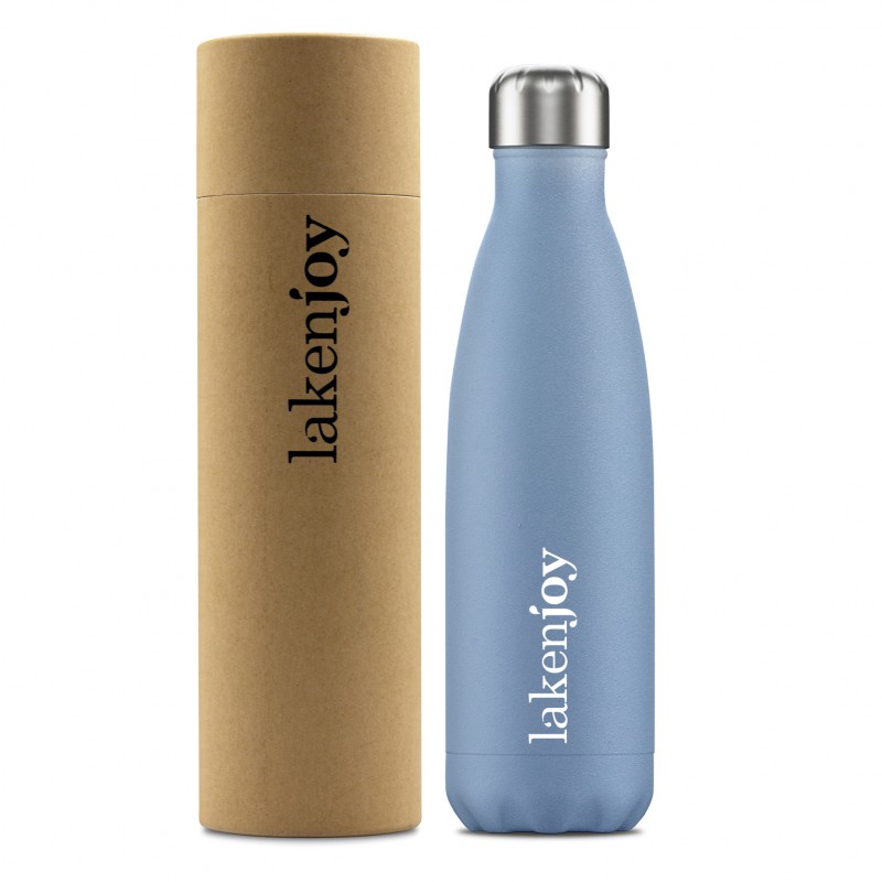 STAINLESS STEEL THERMO BOTTLE 0.5L - LAKENJOY (NARROW MOUTH)