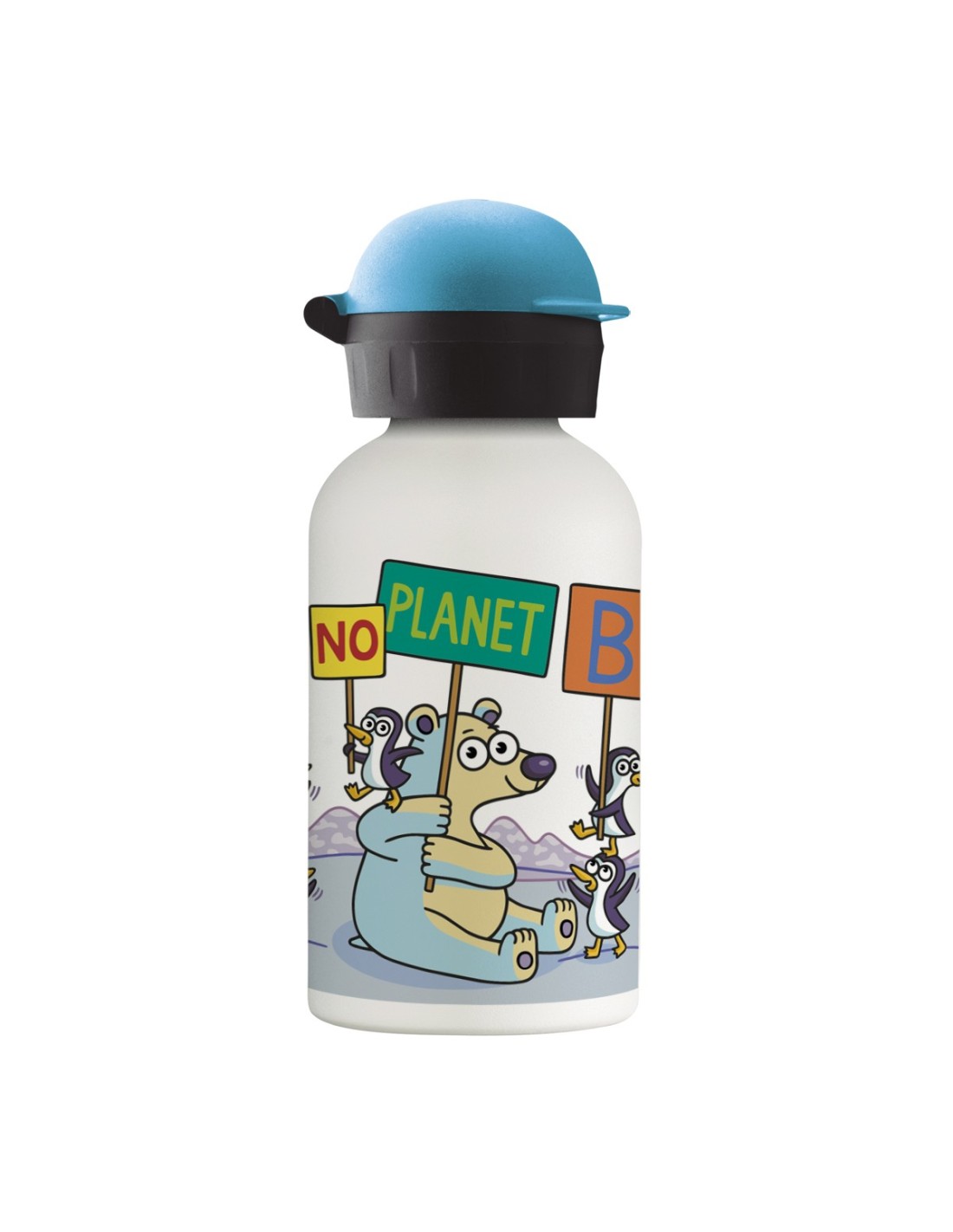 NO PLANET B STAINLESS STEEL THERMO BOTTLE 0.35L HIT CAP