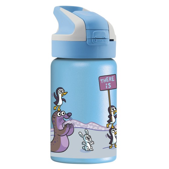 NO PLANET B STAINLESS STEEL THERMO BOTTLE FOR CHILDREN 0.35L SUMMIT CAP