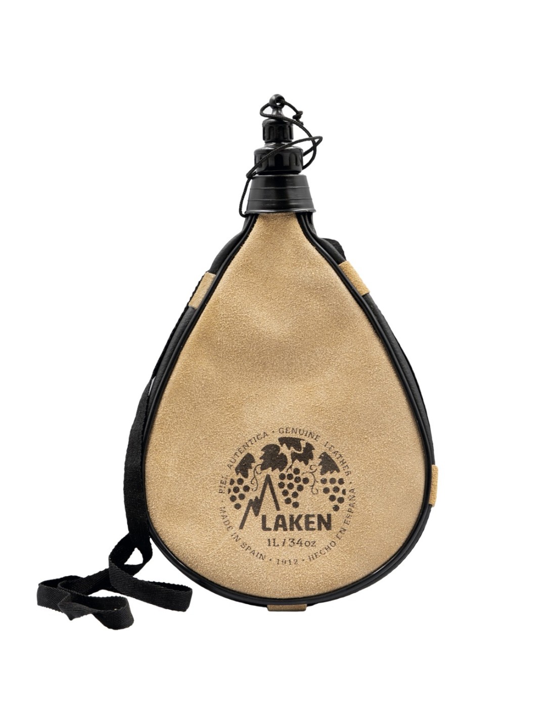 LEATHER CANTEEN STRAIGHT FORM 1L