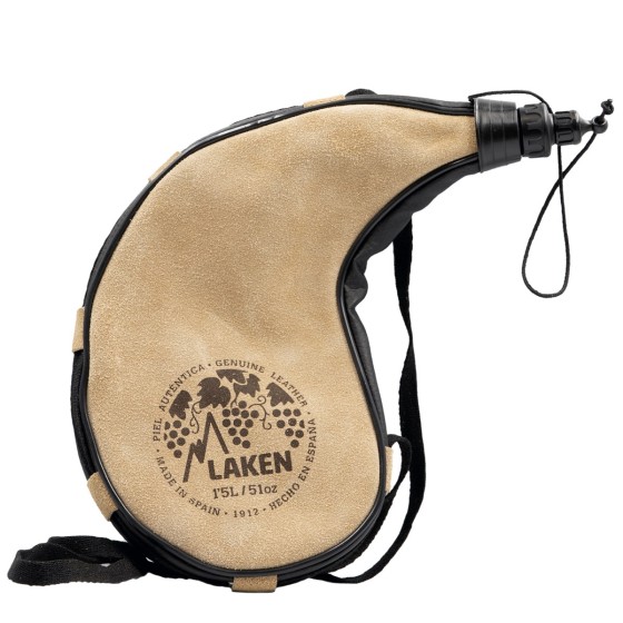 LEATHER CANTEEN CURVED FORM 1L, 1.5L, 2L