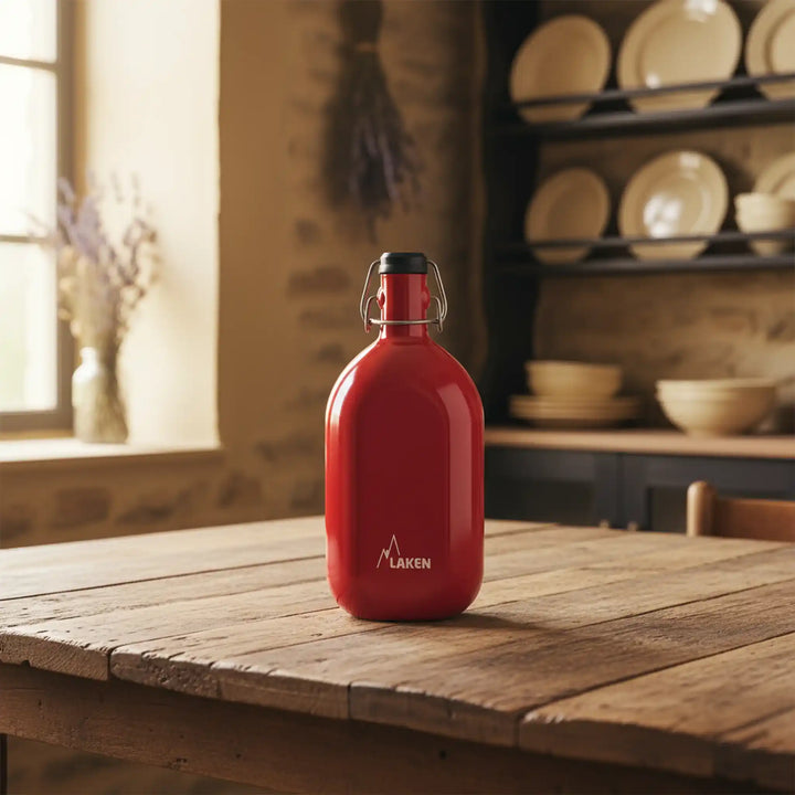 Cantimplora de Aluminio Cuadrada 1L