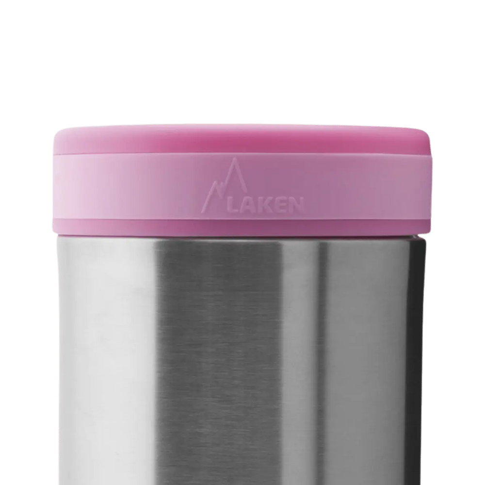 Tapón rosa para termos para sólidos