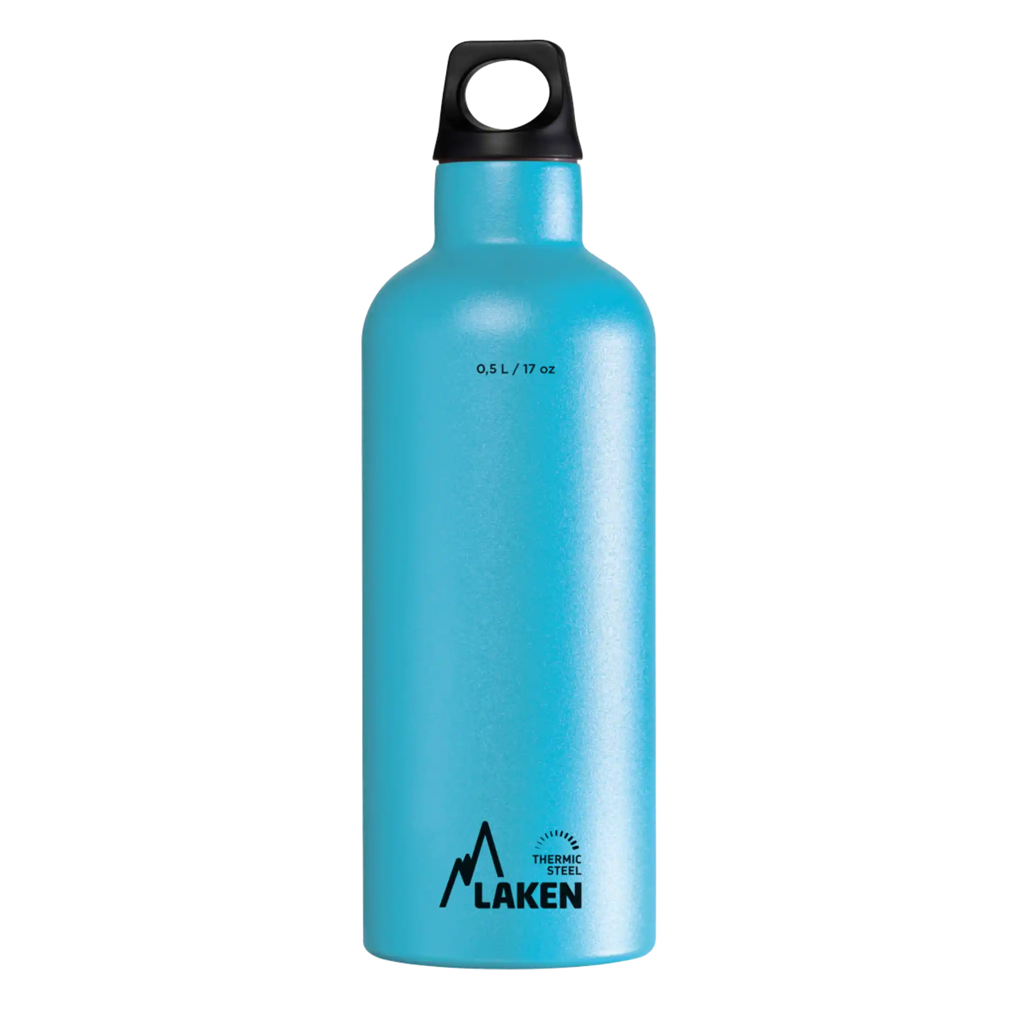 Botella térmica de acero azul clara de 0,5 litros con tapón FUTURA