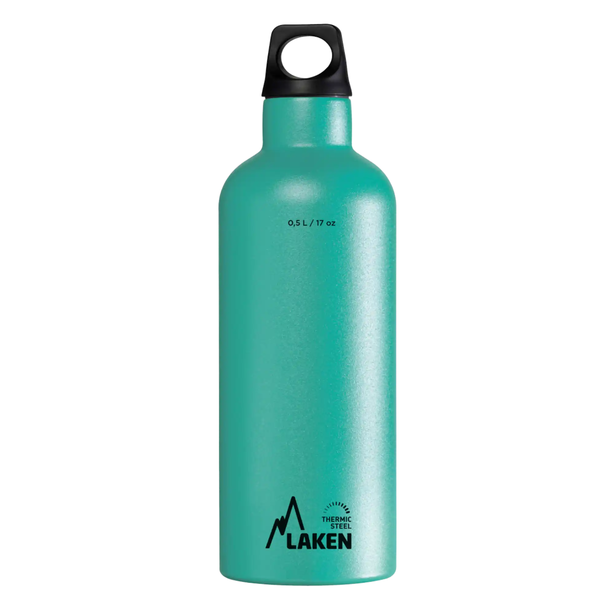 Botella térmica de acero turquesa de 0,5 litros con tapón FUTURA