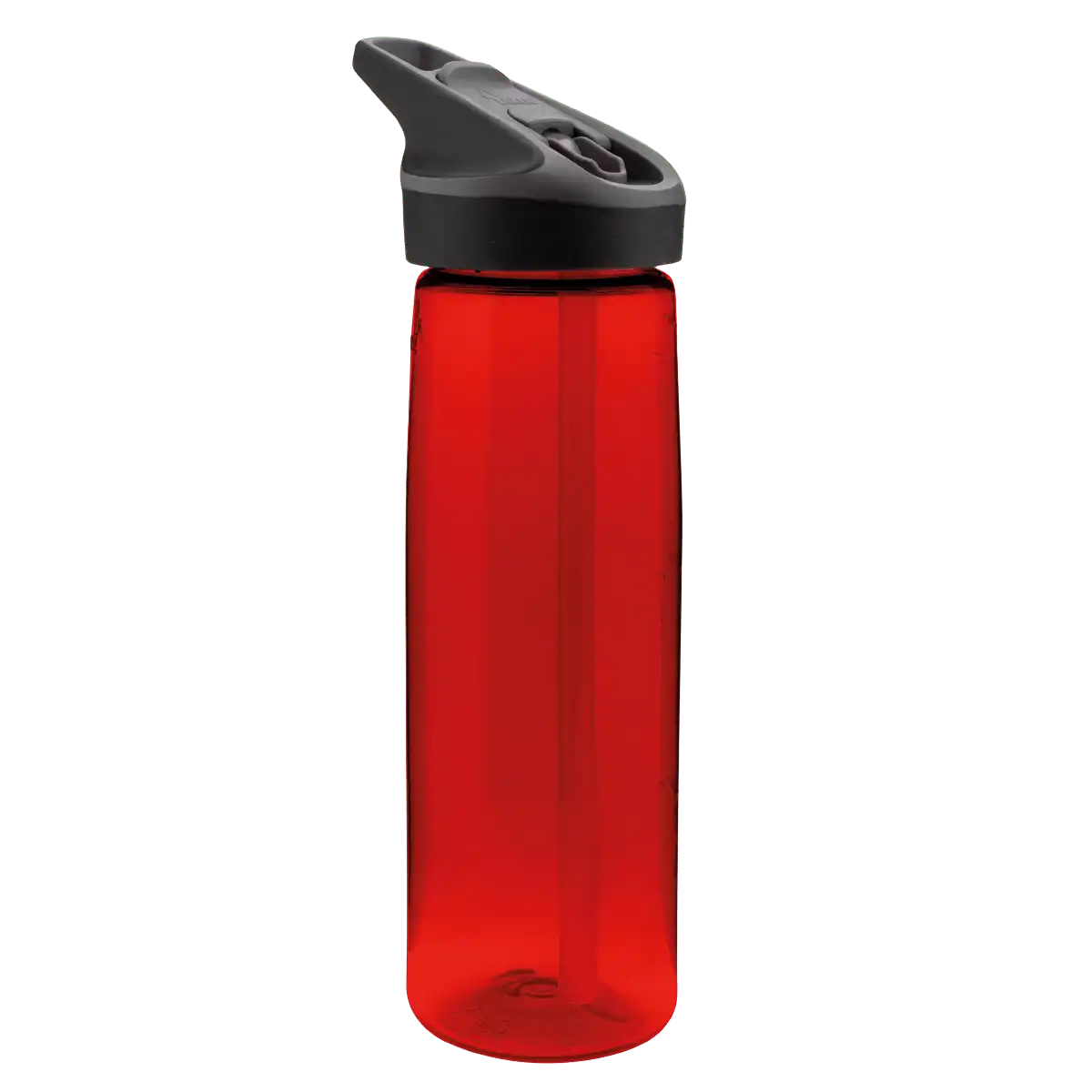 Botella de Tritan roja con tapón JANNU de 0,75 litros
