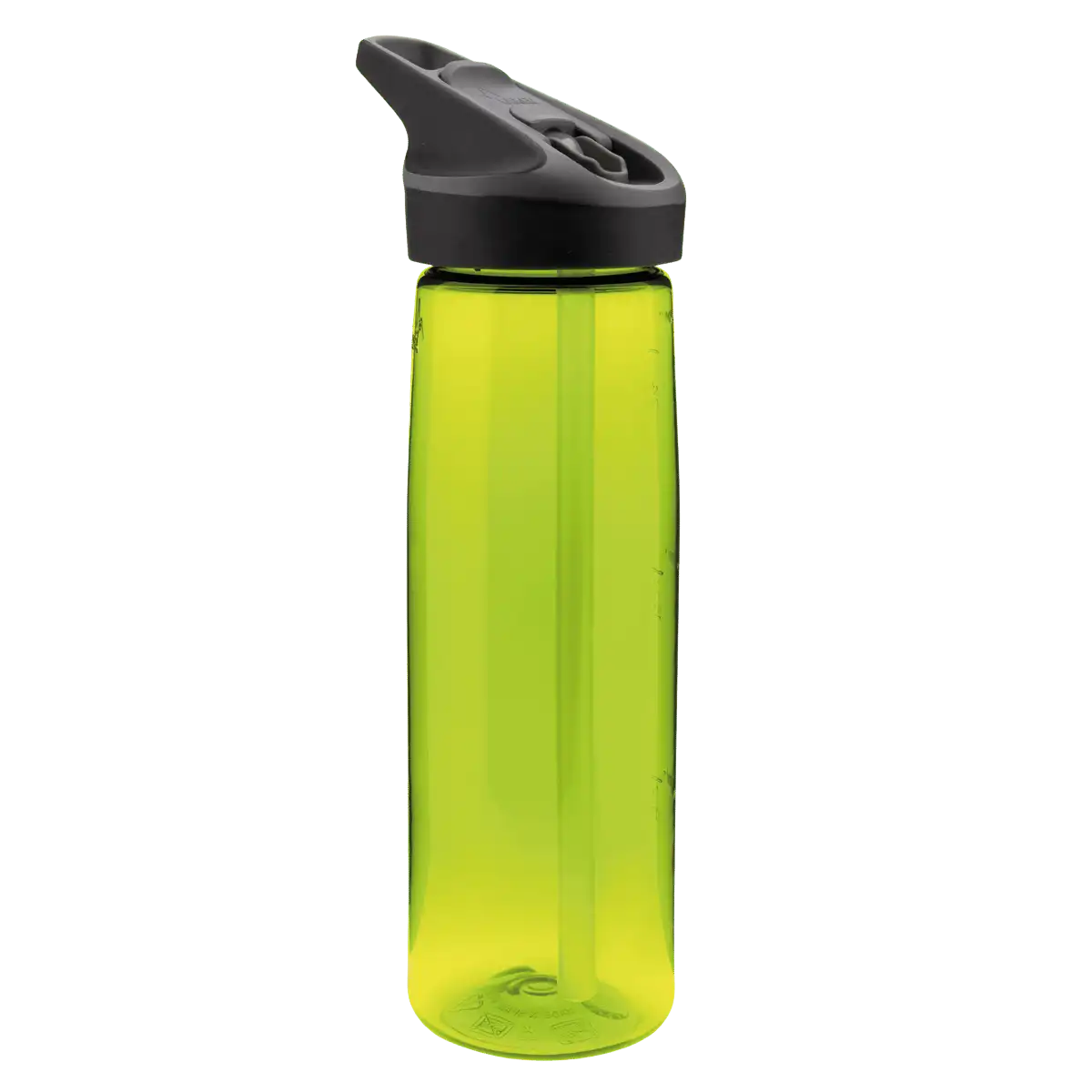 Botella de Tritan verde con tapón JANNU de 0,75 litros