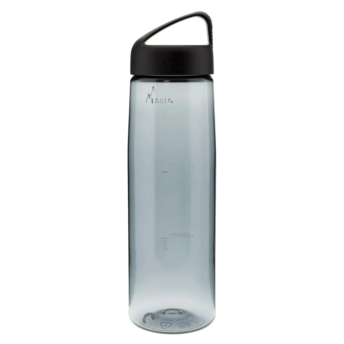 Botella de Tritan con tapón Classic gris de 0,75 litros