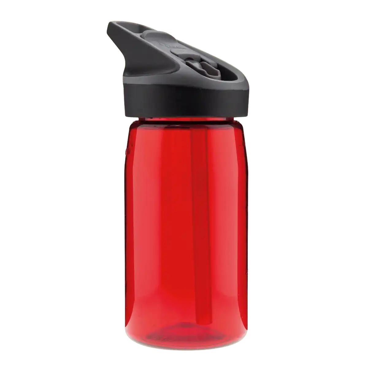 Botella de Tritan roja con tapón JANNU de 0,45 litros