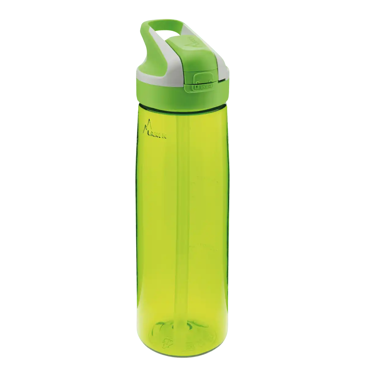 Botella de Tritan con tapón SUMMIT verde de 0,75 litros
