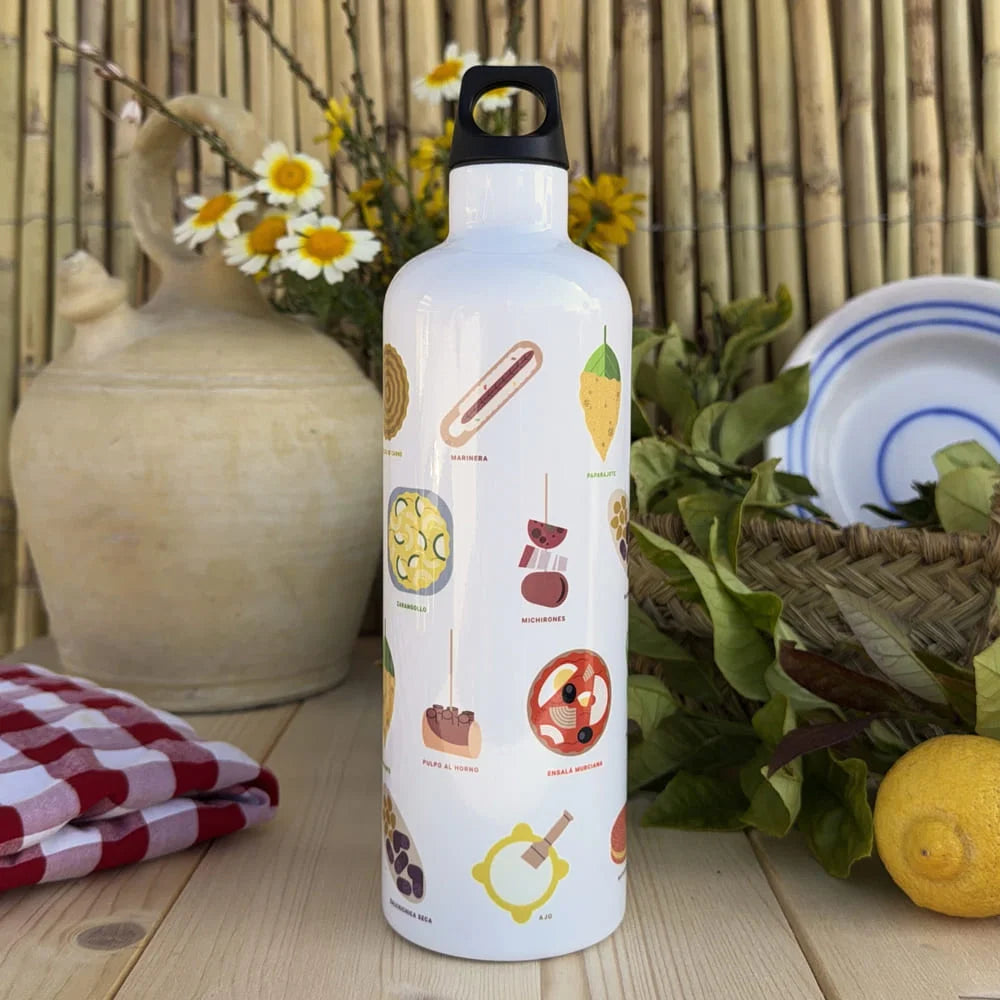 Botella Térmica de Acero Inoxidable Futura™ 0,75L – Edición Tapas Murcianas