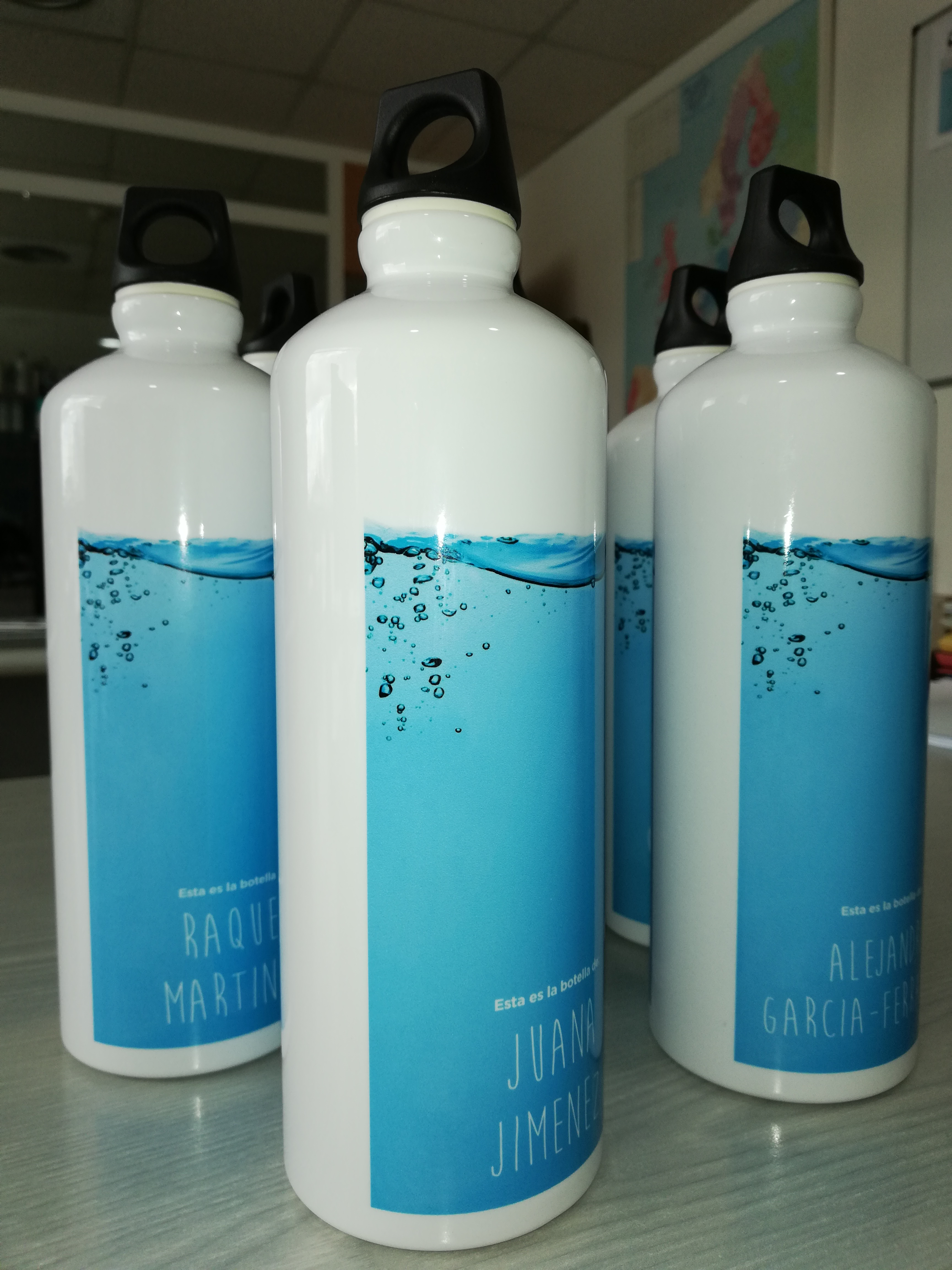 Botellas personalizadas Proyecto Fuente