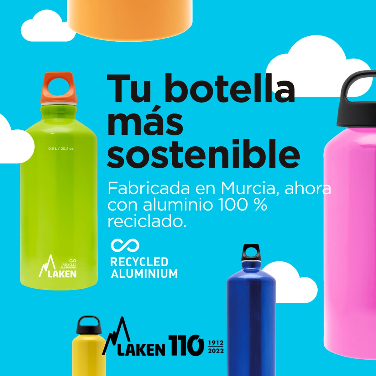 Laken - Cantimploras y botellas reutilizables desde